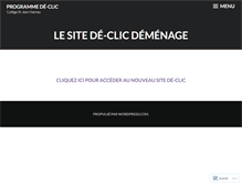 Tablet Screenshot of de-clic.com